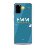 Lade das Bild in den Galerie-Viewer, FMM - Memmingen Samsung-Handyhülle mit Flughafencode
