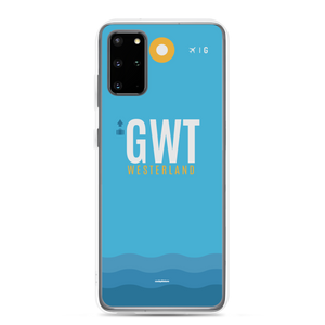 GWT - Sylt Samsung-Handyhülle mit Flughafencode