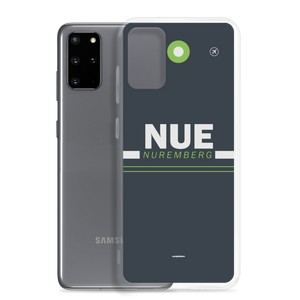 NUE - Nuremberg Samsung-Handyhülle mit Flughafencode