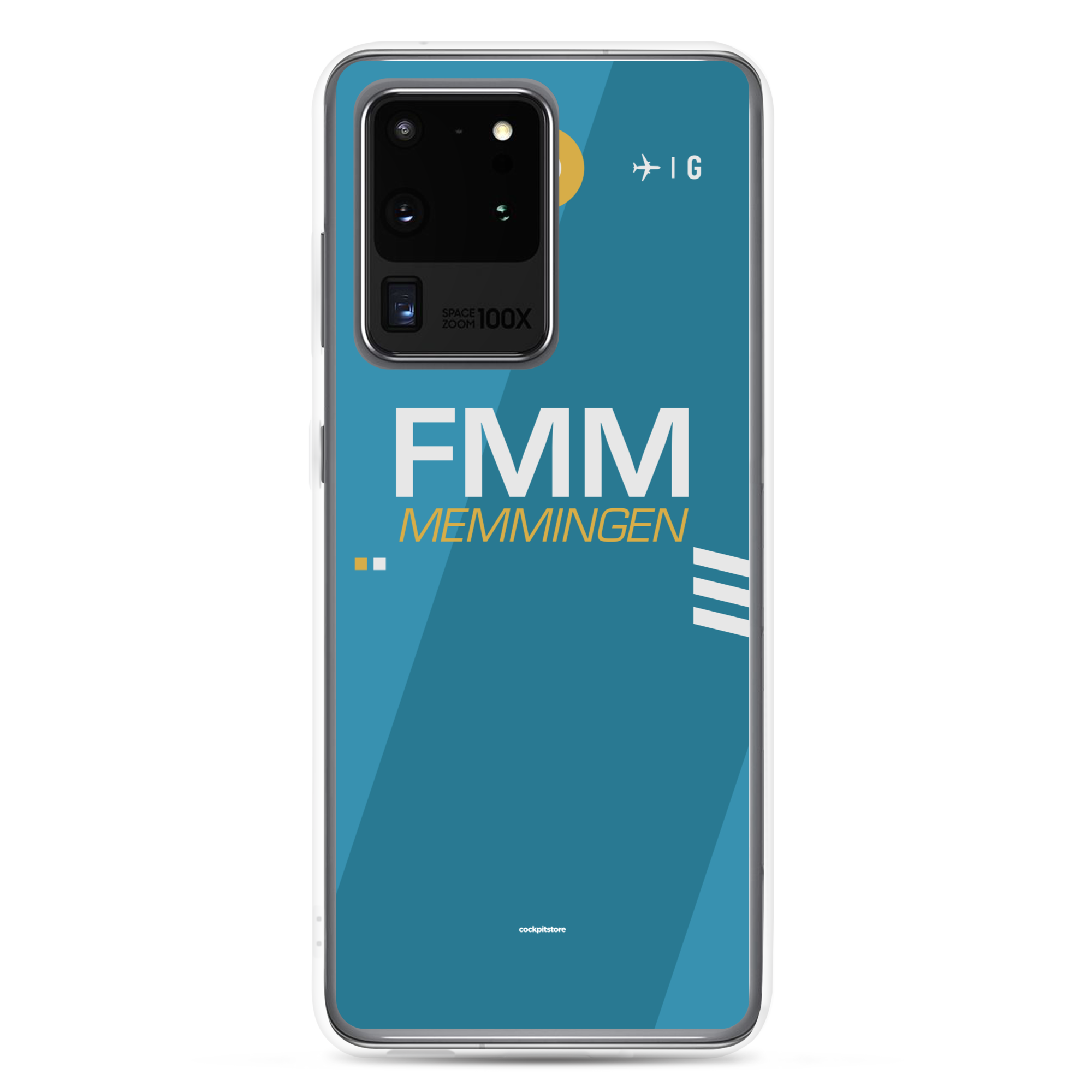 FMM - Memmingen Samsung-Handyhülle mit Flughafencode