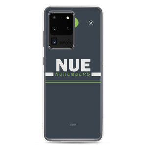 NUE - Nuremberg Samsung-Handyhülle mit Flughafencode