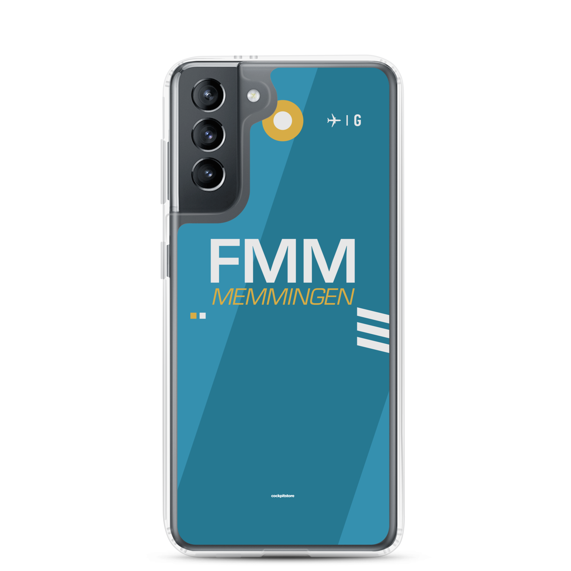 FMM - Memmingen Samsung-Handyhülle mit Flughafencode