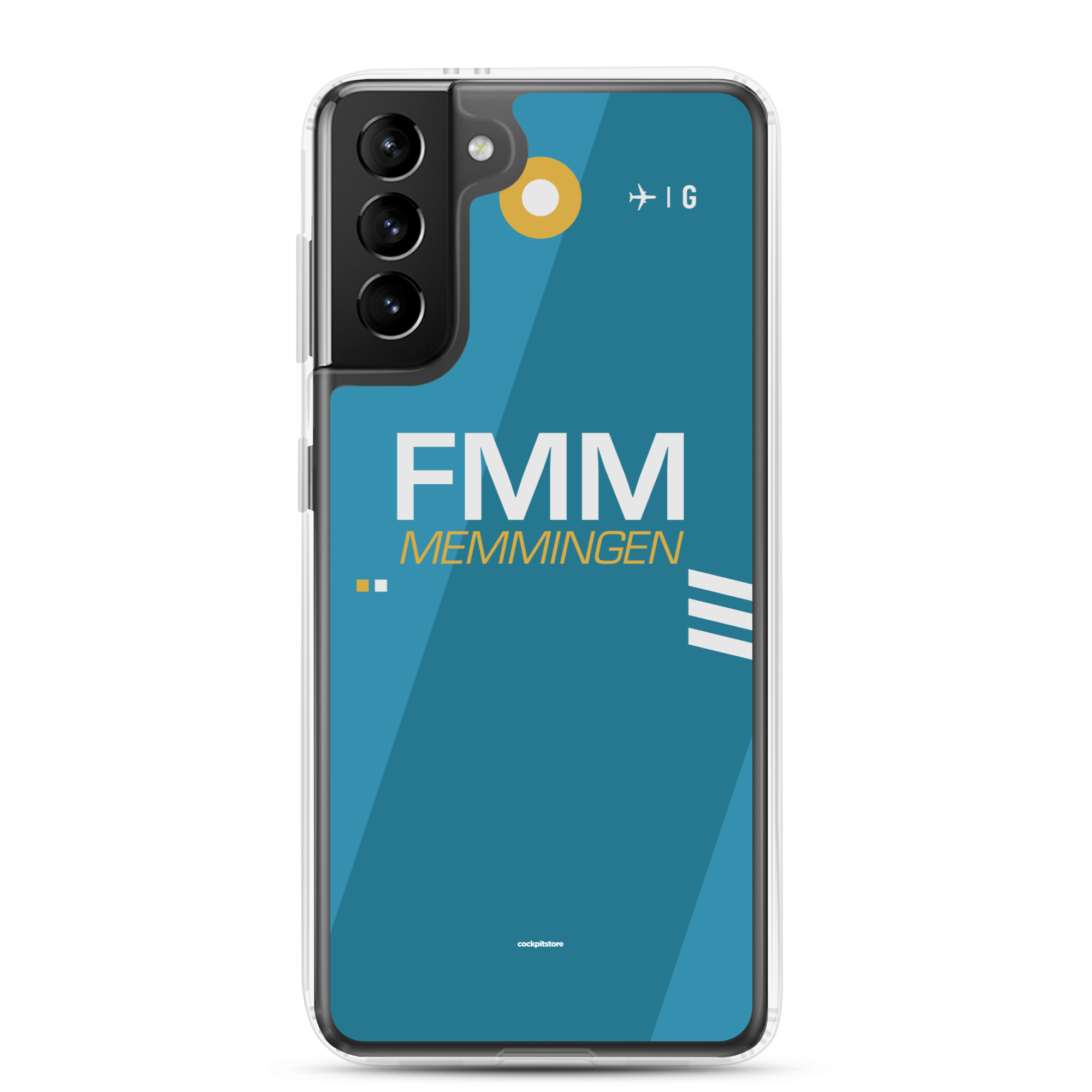 FMM - Memmingen Samsung-Handyhülle mit Flughafencode