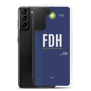 FDH - Friedrichshafen Samsung-Handyhülle mit Flughafencode