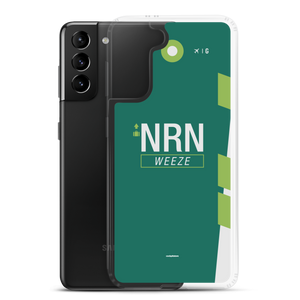 NRN - Weeze Samsung-Handyhülle mit Flughafencode