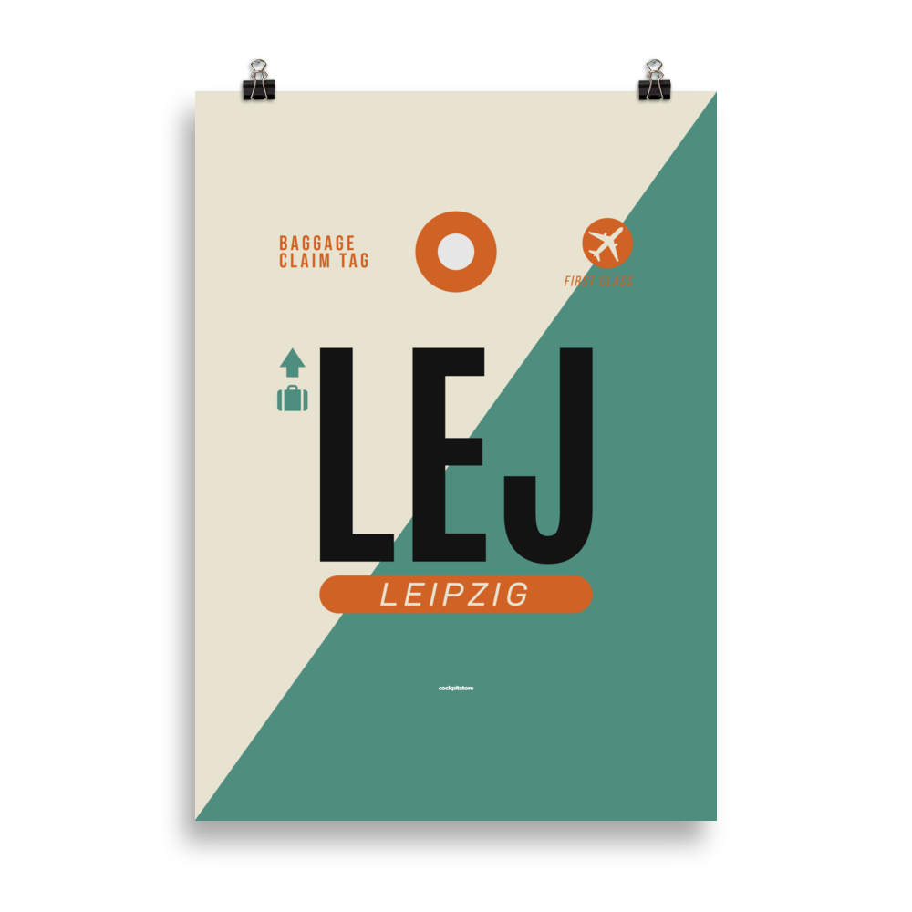 LEJ - Leipzig Premium Poster