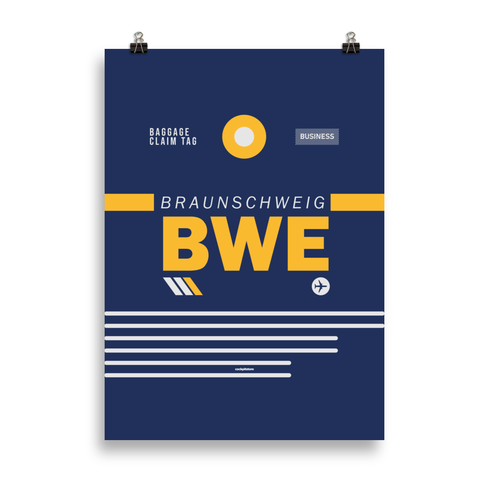 BWE - Braunschweig Premium Poster