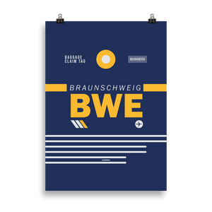 BWE - Braunschweig Premium Poster