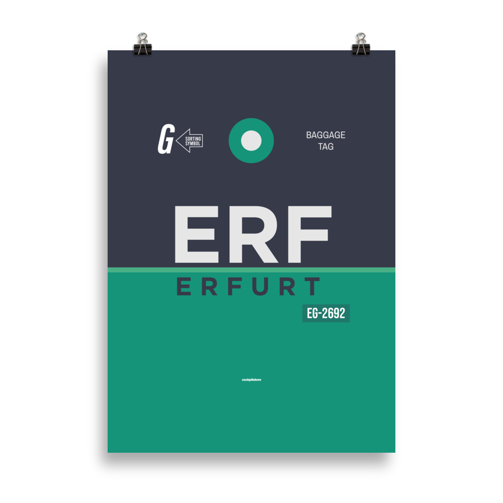 ERF - Erfurt Premium Poster