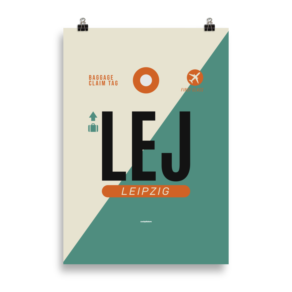 LEJ - Leipzig Premium Poster