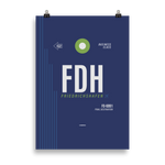 Load image into Gallery viewer, FDH - Friedrichshafen Premium Poster
