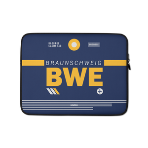 BWE - Braunschweig Laptop Sleeve Tasche 13in und 15in mit Flughafencode