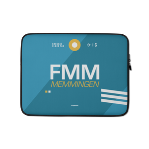 FMM - Memmingen Laptop Sleeve Tasche 13in und 15in mit Flughafencode