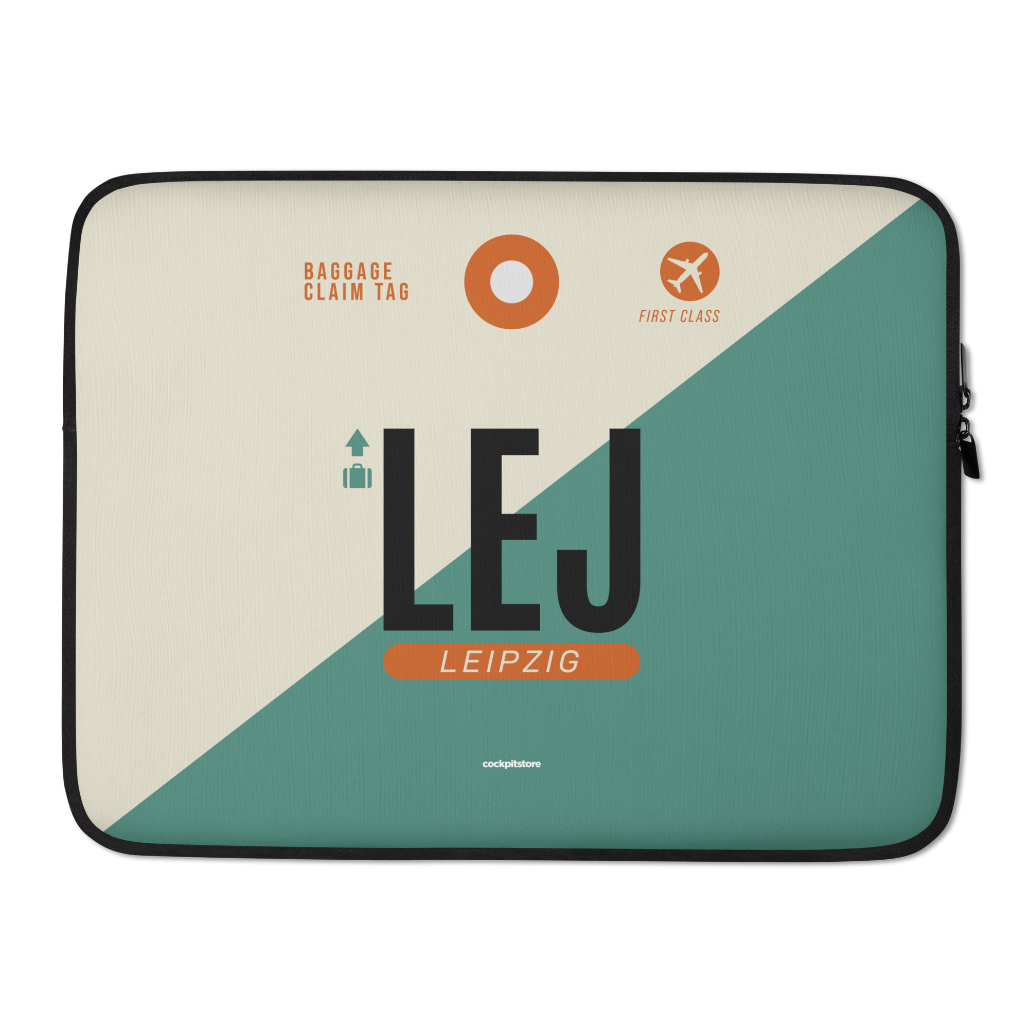 LEJ - Leipzig Laptop Sleeve Tasche 13in und 15in mit Flughafencode