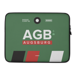 Lade das Bild in den Galerie-Viewer, AGB - Augsburg Laptop Sleeve Tasche 13in und 15in mit Flughafencode
