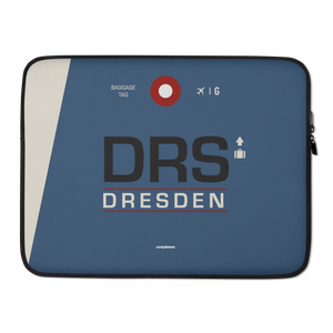 DRS - Dresden Laptop Sleeve Tasche 13in und 15in mit Flughafencode