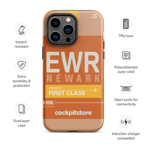 EWR - New Jersy iPhone Tough Case mit Flughafencode