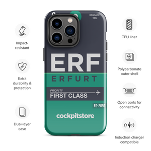 ERF - Erfurt iPhone Tough Case mit Flughafencode