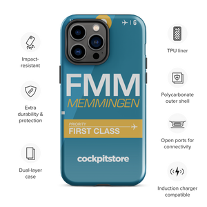 FMM - Memmingen iPhone Tough Case mit Flughafencode