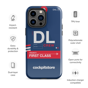 DL iPhone Tough Case mit Flughafencode