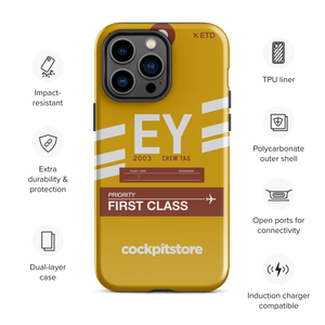 EY iPhone Tough Case mit Flughafencode