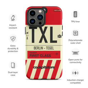 TXL - Tegel iPhone Tough Case mit Flughafencode