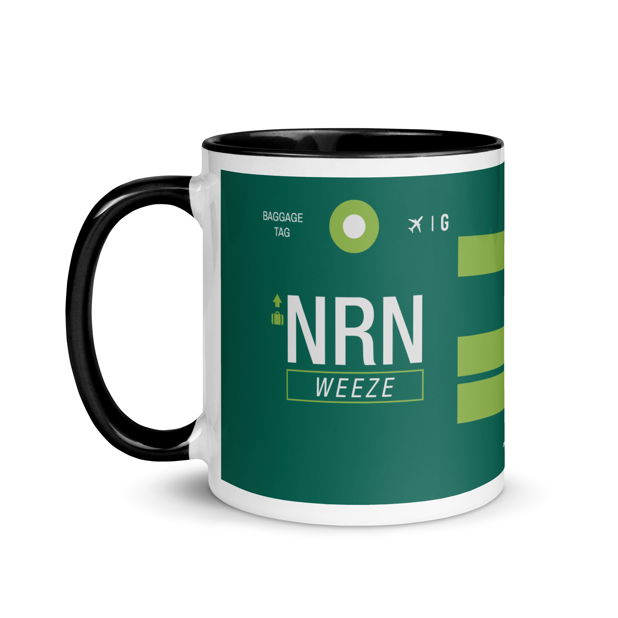 NRN - Weeze Flughafencode Tasse mit farbiger Innenseite