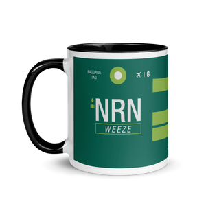 NRN - Weeze Flughafencode Tasse mit farbiger Innenseite