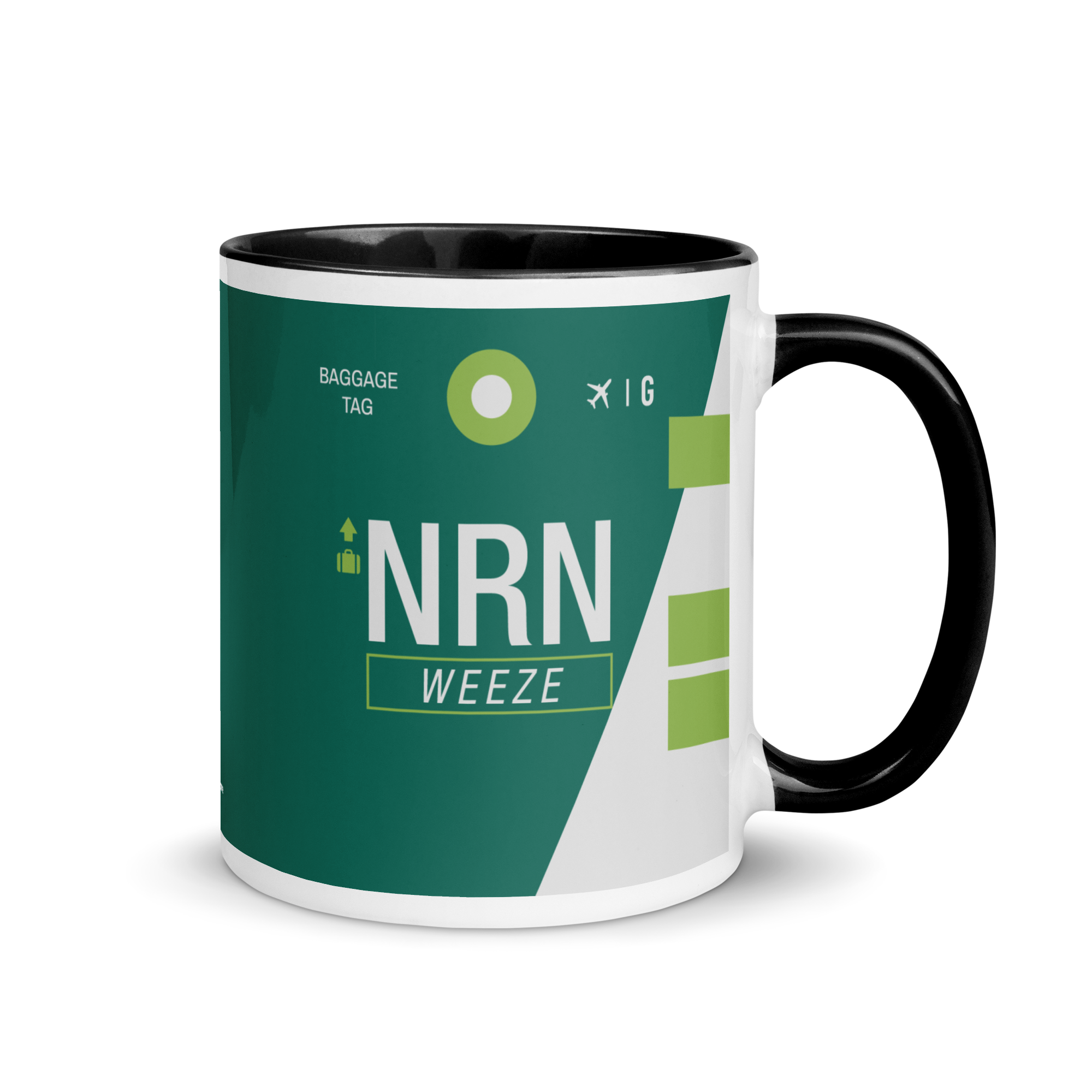 NRN - Weeze Flughafencode Tasse mit farbiger Innenseite