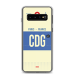 Load image into Gallery viewer, CDG - Paris Samsung phone case with airport code
