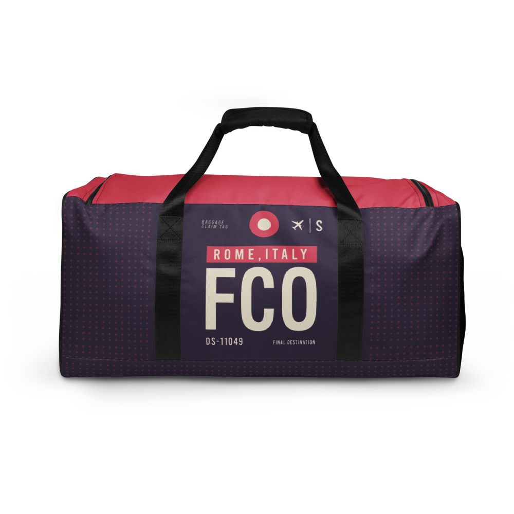 FCO - Rome weekend bag airport code