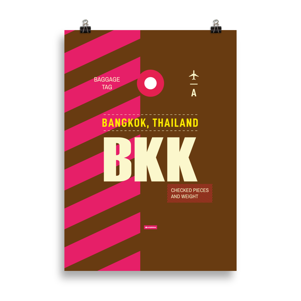 BKK - Bangkok Premium Poster
