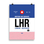 Load image into Gallery viewer, LHR - London - Heathrow Premium Poster
