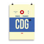 Load image into Gallery viewer, CDG-Paris Premium Poster
