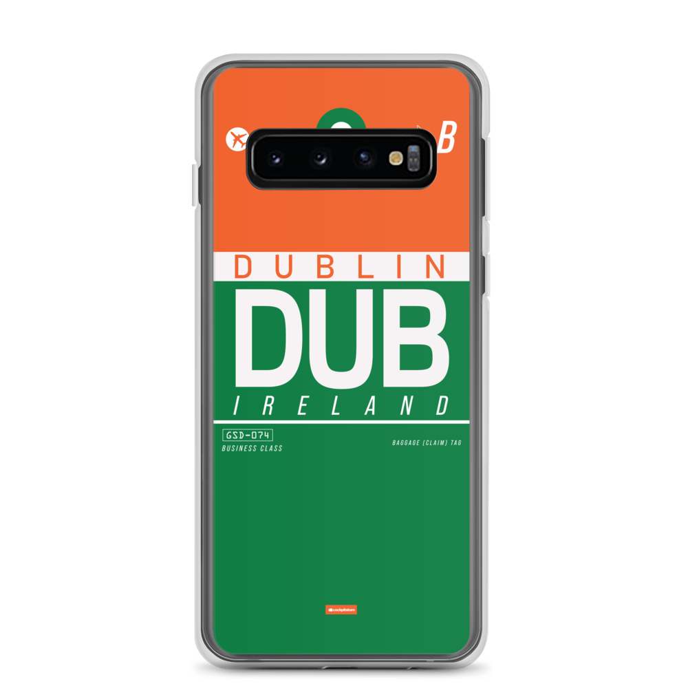 DUB - Dublin Samsung-Handyhülle mit Flughafencode