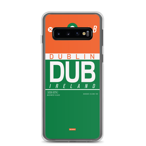 DUB - Dublin Samsung-Handyhülle mit Flughafencode