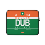 Load image into Gallery viewer, DUB - Dublin Laptop Sleeve Bag 13in and 15in with airport code
