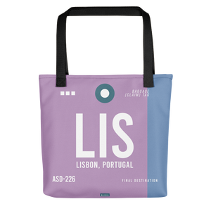 LIS - Lisbon tote bag airport code
