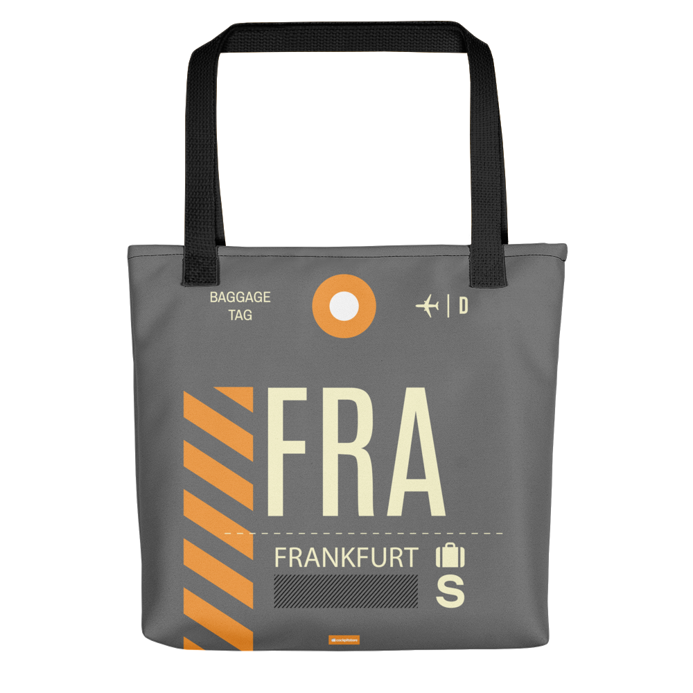 FRA - Frankfurt tote bag airport code