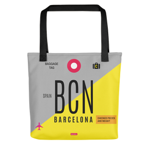 BCN - Barcelona Tragetasche Flughafencode