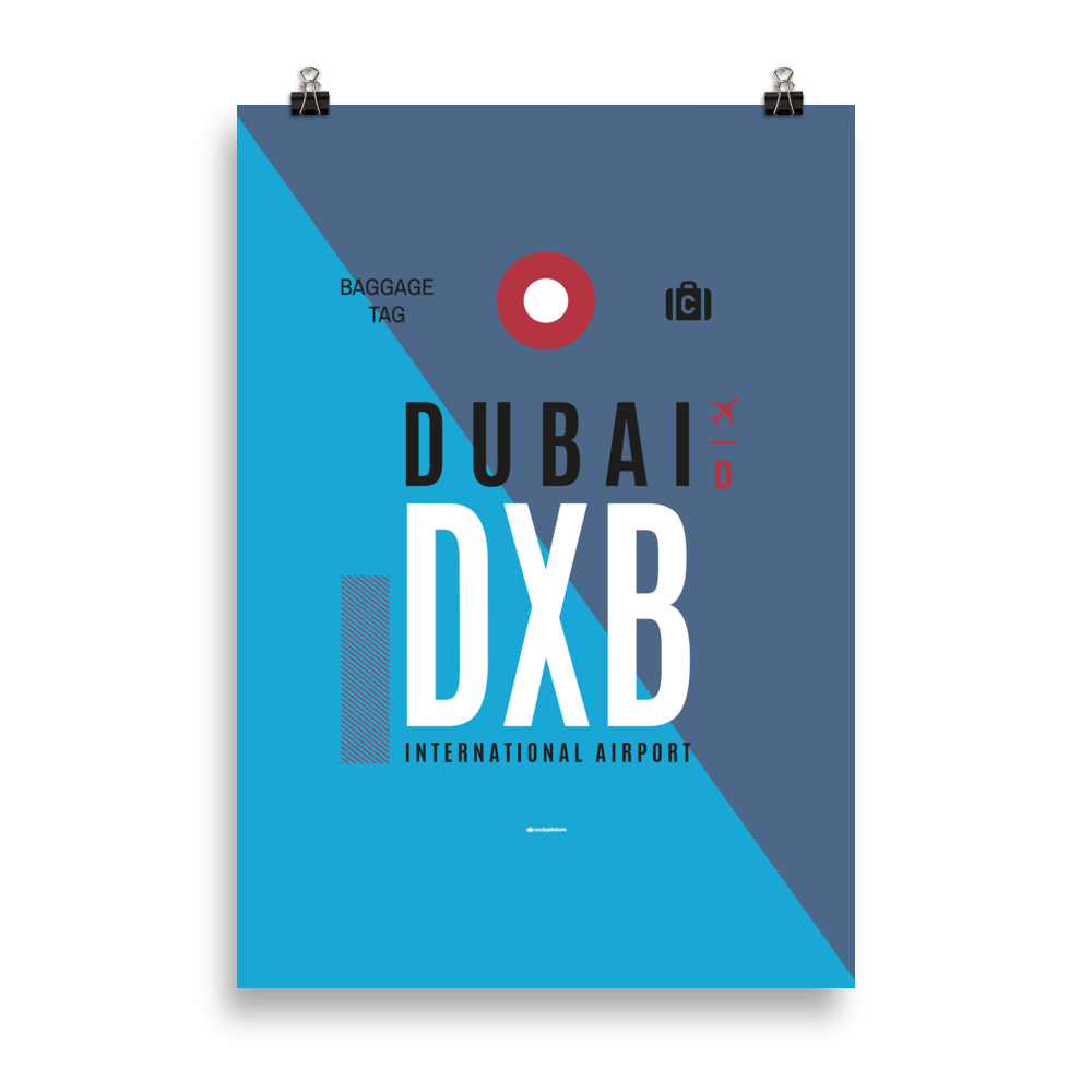 DXB - Dubai Premium Poster
