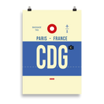 Load image into Gallery viewer, CDG-Paris Premium Poster
