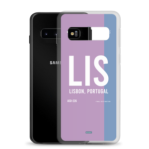 LIS - Lisbon Samsung-Handyhülle mit Flughafencode
