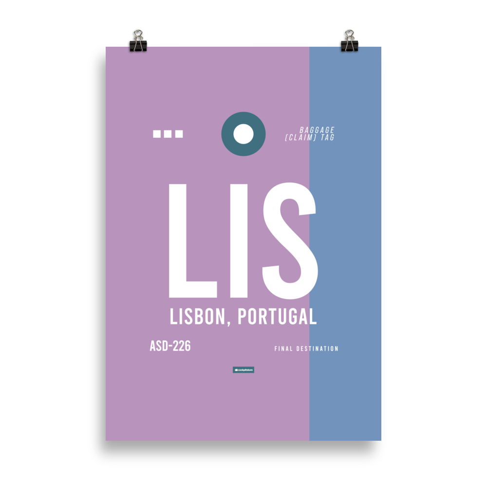 LIS - Lisbon Premium Poster