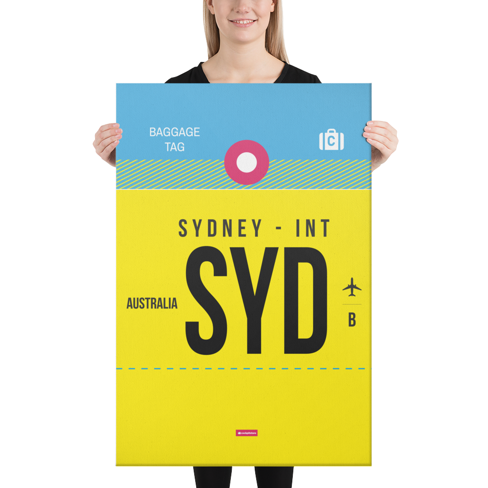 Canvas Print - SYD - Sydney Airport Code
