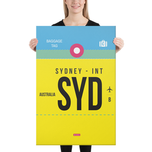 Leinwanddruck - SYD - Sydney Flughafen Code