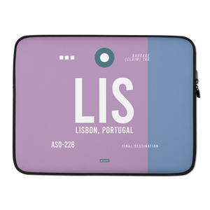 LIS - Lisbon Laptop Sleeve Tasche 13in und 15in mit Flughafencode