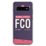 Load image into Gallery viewer, FCO - Rome Samsung phone case with airport code
