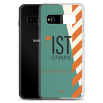 Load image into Gallery viewer, IST - Arnavutkoy Samsung phone case with airport code
