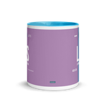 Load image into Gallery viewer, LIS - Lisbon Airport Code mug with colored interior
